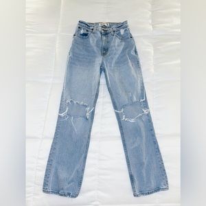Abercrombie Ultra High Rise 90s Straight Jeans